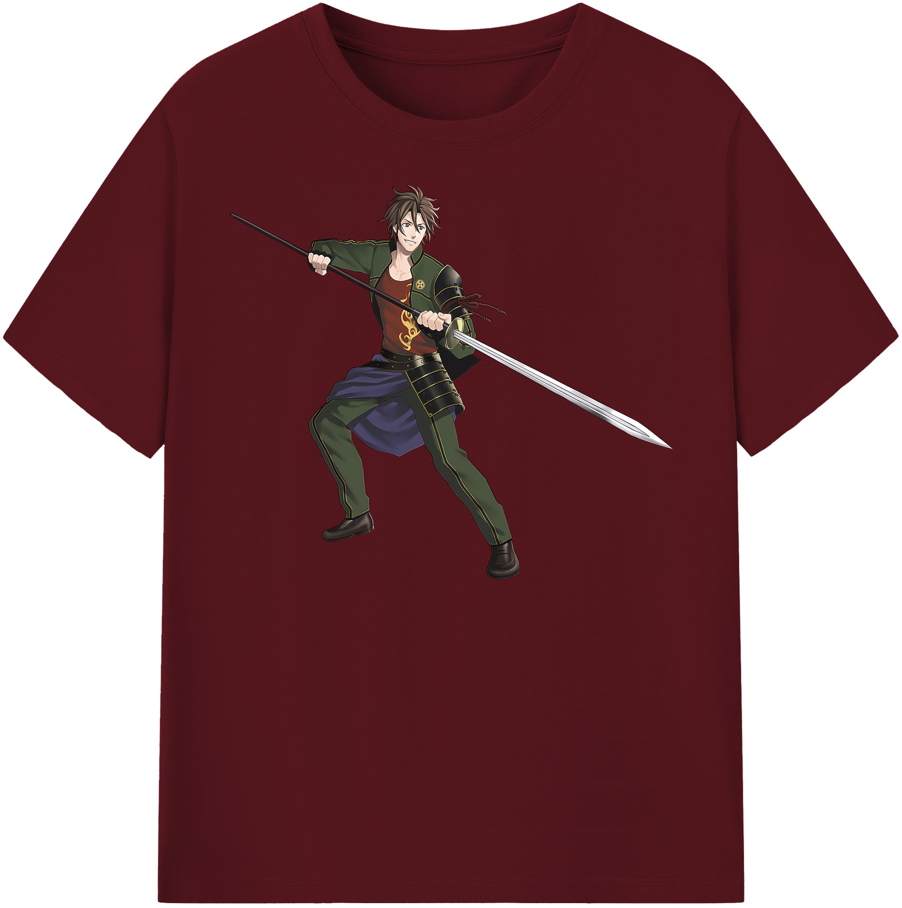 （画像用） 刀剣乱舞 Touken Ranbu 綿100％半袖Tシャツ（フロントプリント）